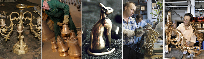 Bronze products. Manufacturing of bronze products to order in Ukraine.
